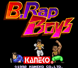B.Rap Boys (World) Title Screen